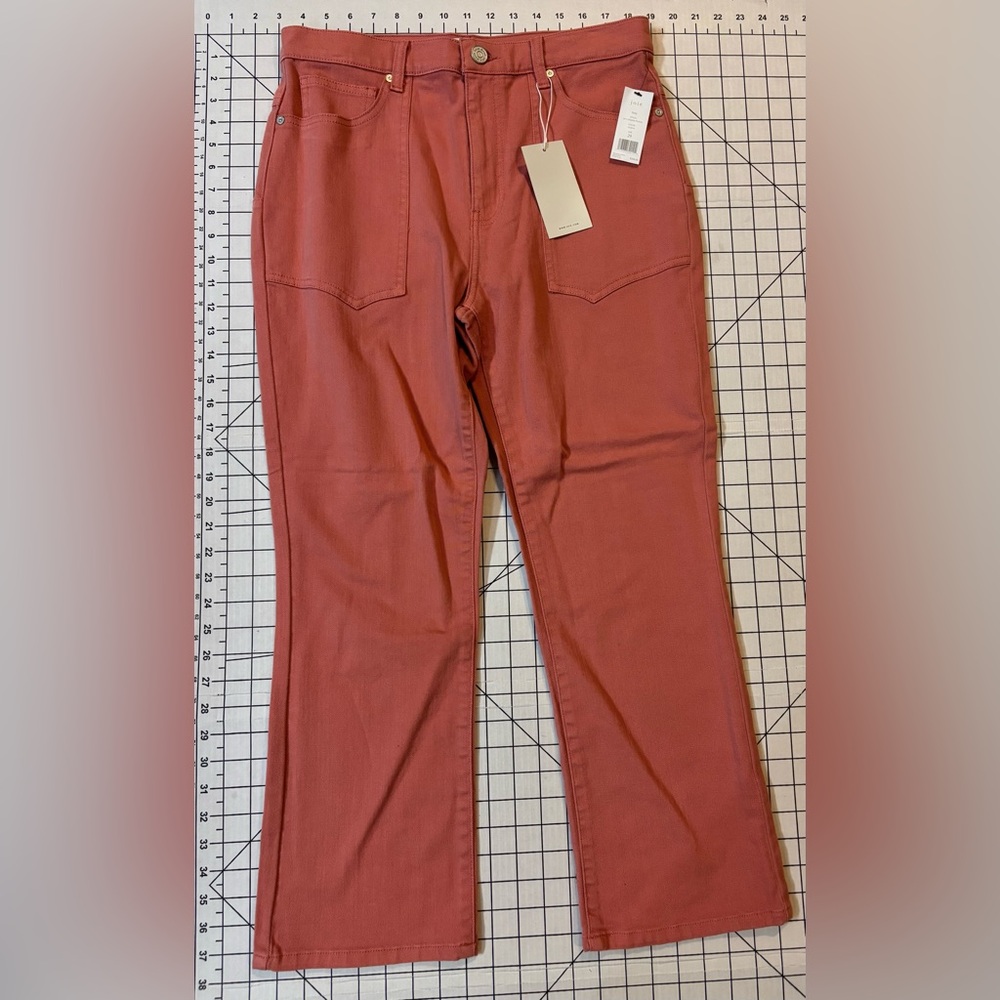 NWT Joie Women’s Size 29 Guava Shelly High Rise Utility Jeans - Picture 3 of 14